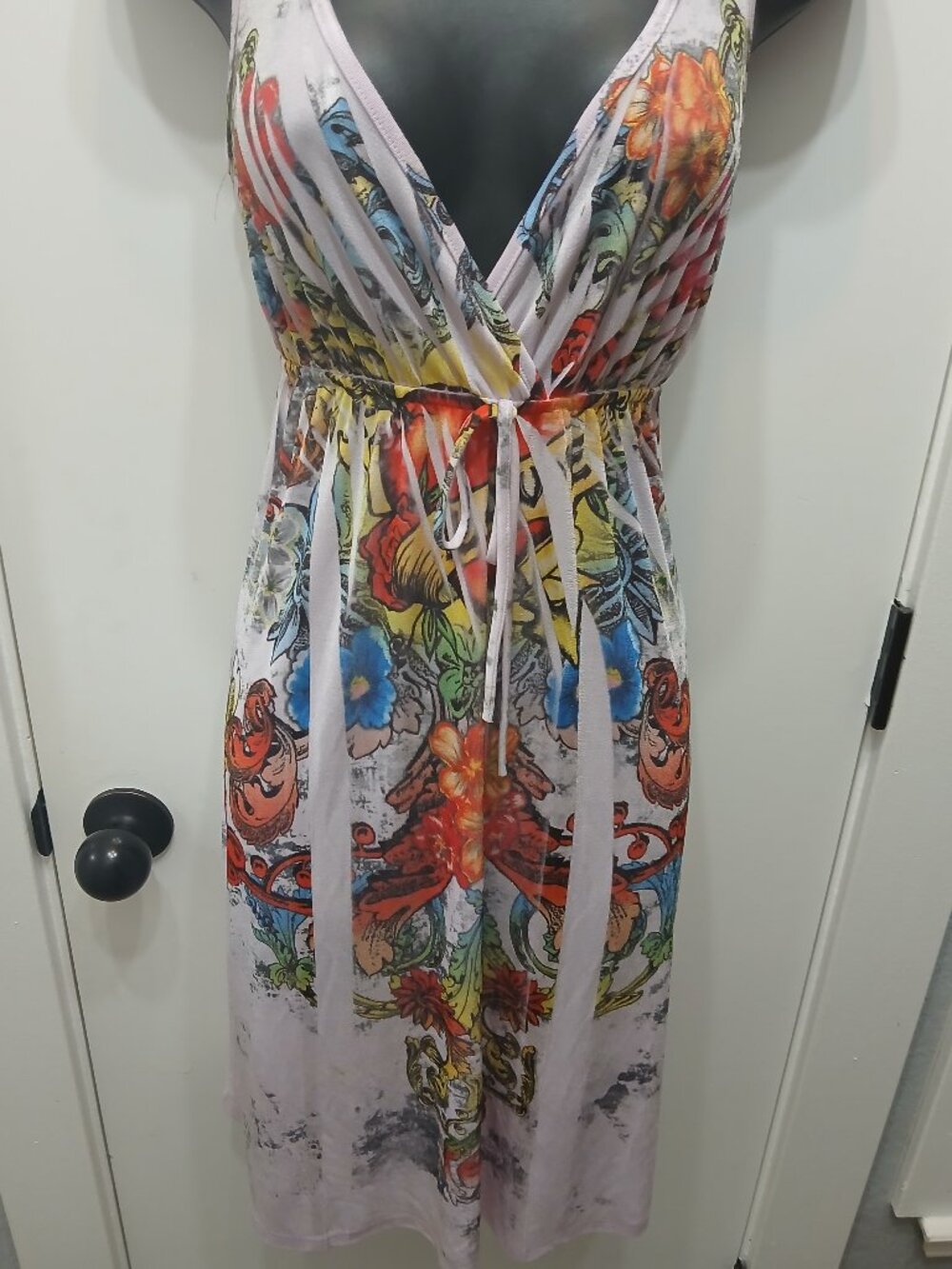 Press Apparel Tatoo Rose Dress❤️🧡💙